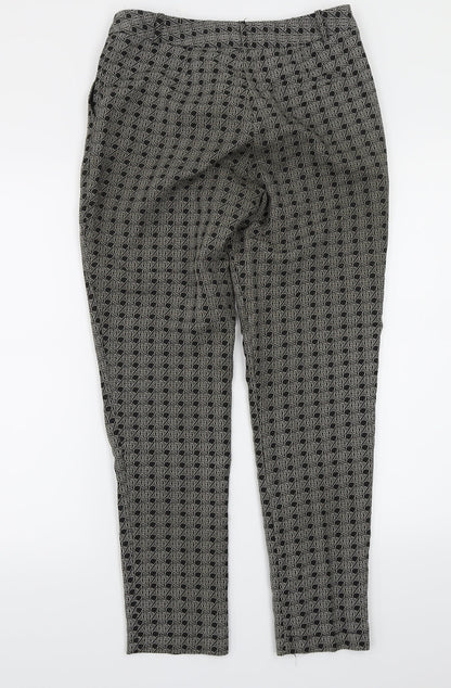 Womens UK Size 8 Oasis Regular Fit  Black Trousers