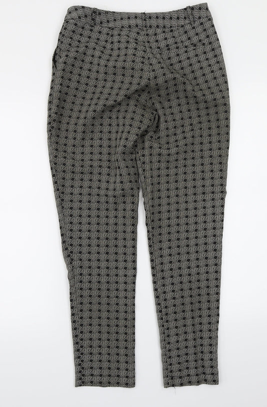 Womens UK Size 8 Oasis Regular Fit  Black Trousers