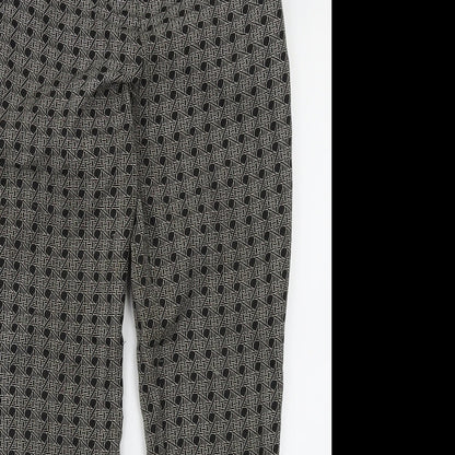 Womens UK Size 8 Oasis Regular Fit  Black Trousers