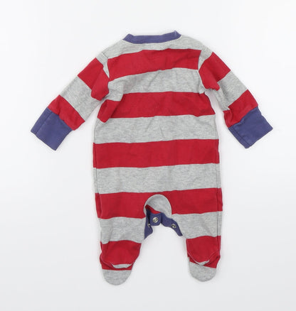 NEXT Baby Grey Striped  Babygrow One-Piece One Size