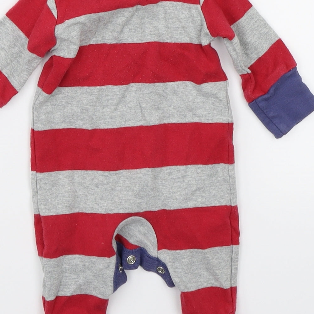 NEXT Baby Grey Striped  Babygrow One-Piece One Size