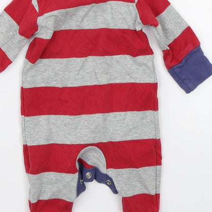NEXT Baby Grey Striped  Babygrow One-Piece One Size