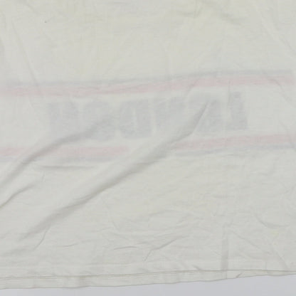 H&M Girls Ivory   Basic T-Shirt Size 14 Years