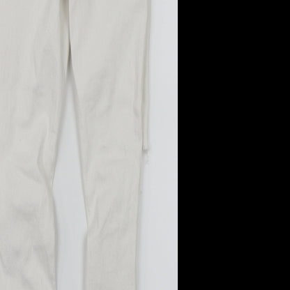 Parisian Womens White   Skinny Jeans Size 6 L27 in