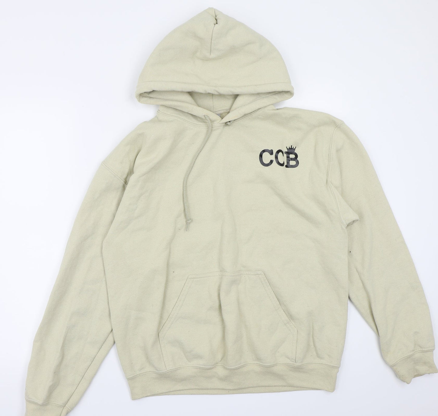 Gildan Womens Beige   Pullover Hoodie Size M