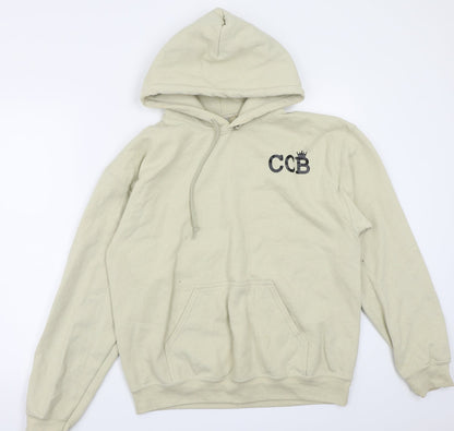 Gildan Womens Beige   Pullover Hoodie Size M