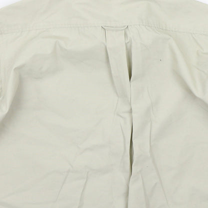 scoul days Womens Beige   Basic Button-Up Size M