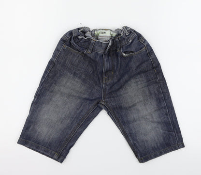 deniem & co Girls Blue   Cut-Off Shorts Size 8-9 Years