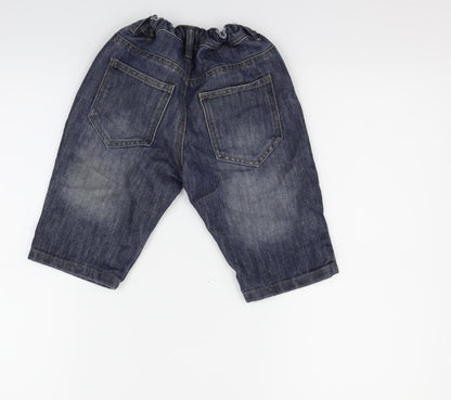 deniem & co Girls Blue   Cut-Off Shorts Size 8-9 Years