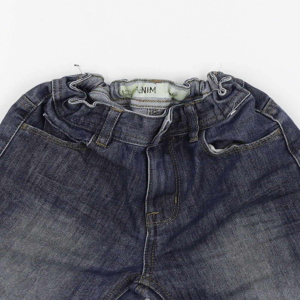 deniem & co Girls Blue   Cut-Off Shorts Size 8-9 Years