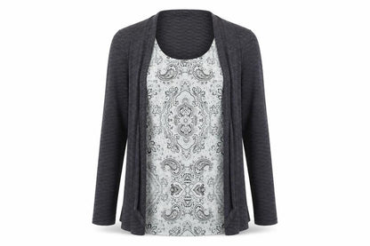 Bonmarché Womens Grey Pullover Jumper Size 14