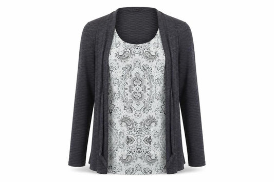 Bonmarché Womens Grey   Pullover Jumper Size 14