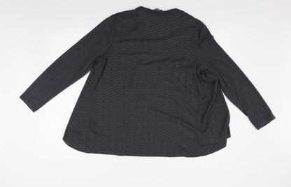 Bonmarché Womens Grey Pullover Jumper Size 14