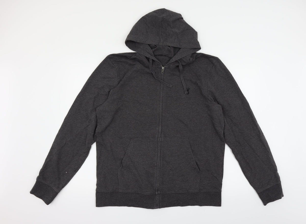 Next Womens Grey   Full Zip Jumper Size L