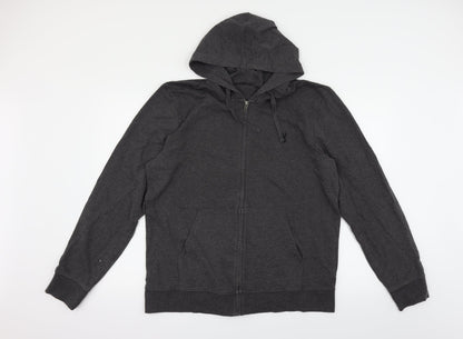 Next Womens Grey   Full Zip Jumper Size L