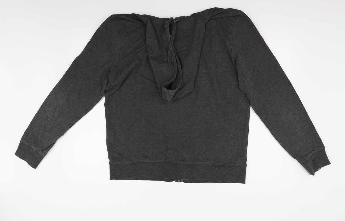 Next Womens Grey   Full Zip Jumper Size L