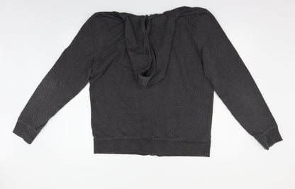 Next Womens Grey   Full Zip Jumper Size L