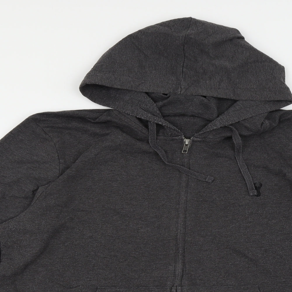 Next Womens Grey   Full Zip Jumper Size L