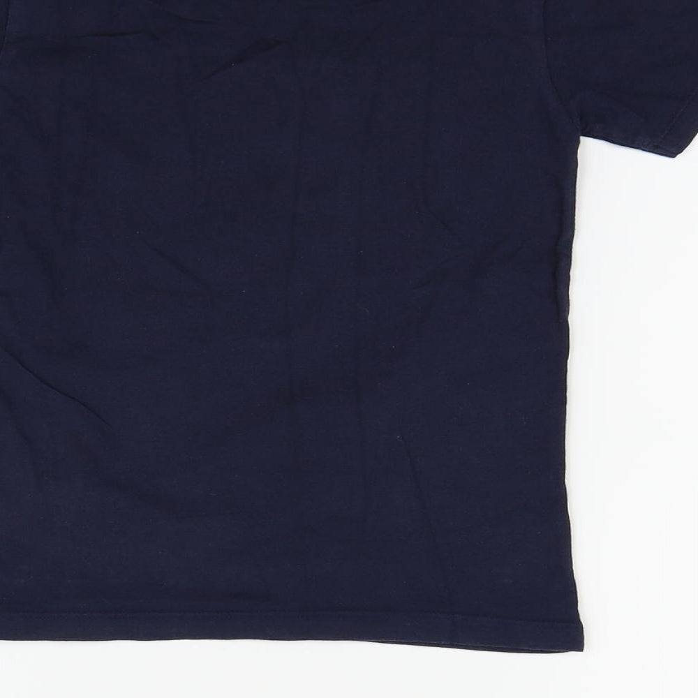 Blue Zoo Boys Blue   Basic T-Shirt Size 5-6 Years  - DINOSAUR