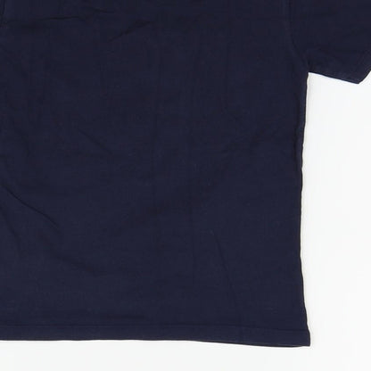 Blue Zoo Boys Blue   Basic T-Shirt Size 5-6 Years  - DINOSAUR