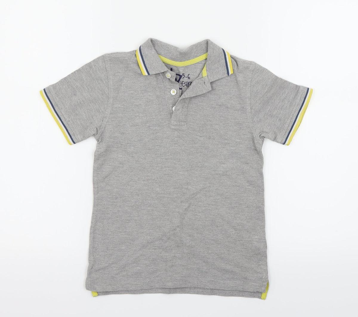 Debenhams Girls Grey   Basic T-Shirt Size 5-6 Years