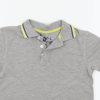 Debenhams Girls Grey   Basic T-Shirt Size 5-6 Years