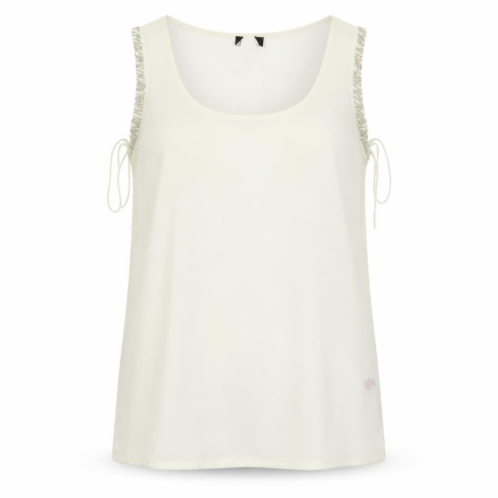 Womens UK Size 14 Preworn White Basic Tank