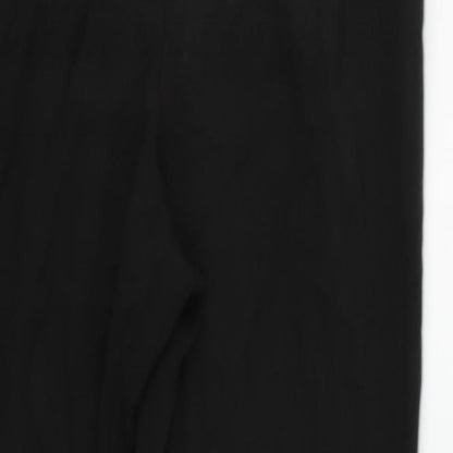 M&Co Womens Black   Trousers  Size 12 L31 in