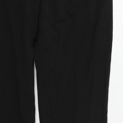M&Co Womens Black   Trousers  Size 12 L31 in