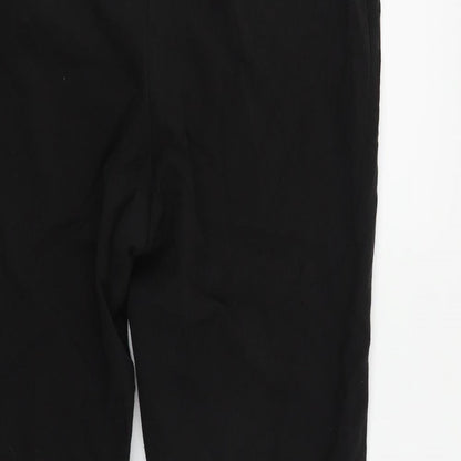 Womens UK Size 14 BHS Relaxed Fit  Black Trousers