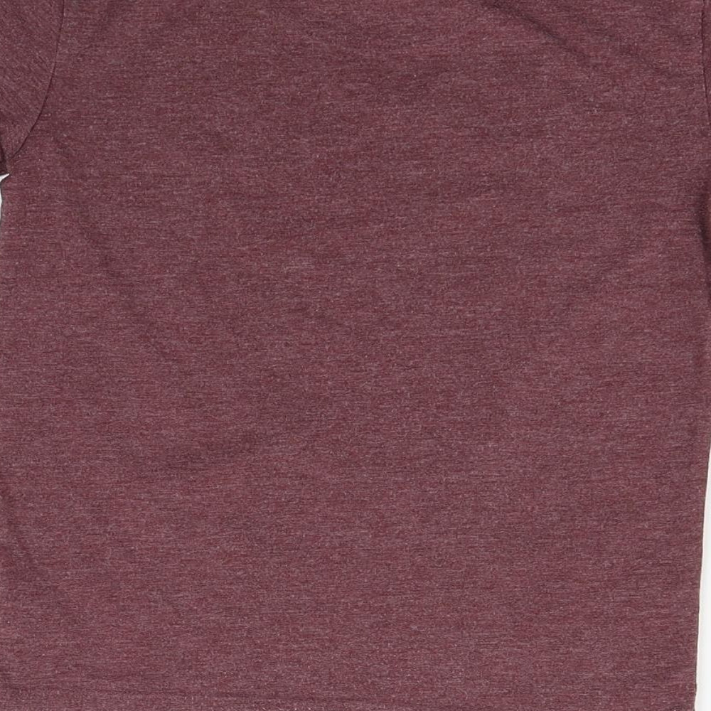 Debehams Girls Purple   Basic T-Shirt Size 6-7 Years  - DOG IN CAR