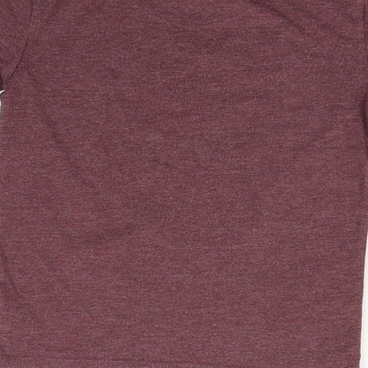 Debehams Girls Purple   Basic T-Shirt Size 6-7 Years  - DOG IN CAR