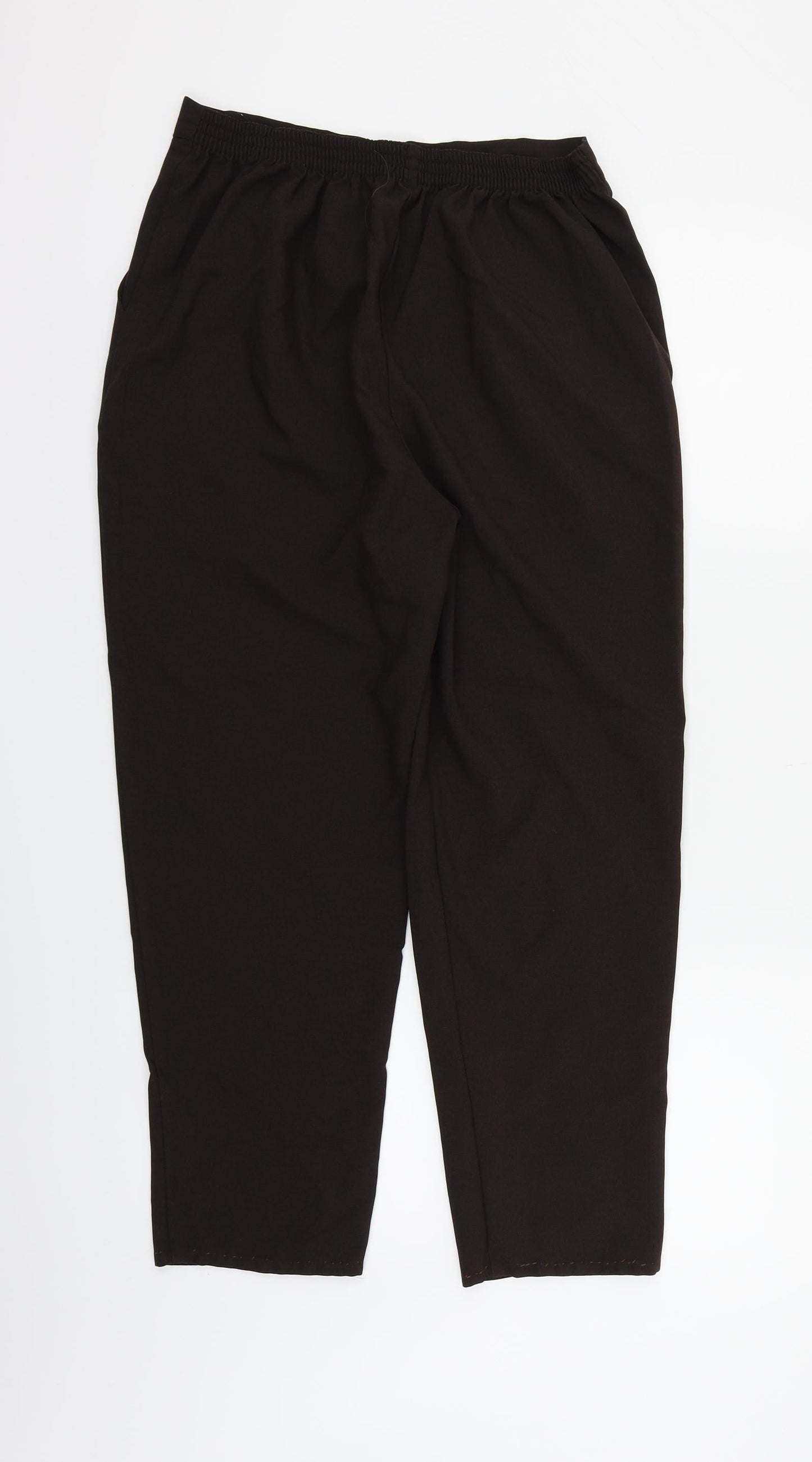 EDITIONS Womens Brown   Trousers  Size 14 L27 in