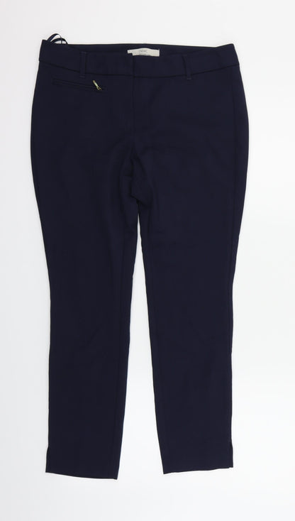 Womens UK Size 10 NEXT Regular Fit  Blue Trousers