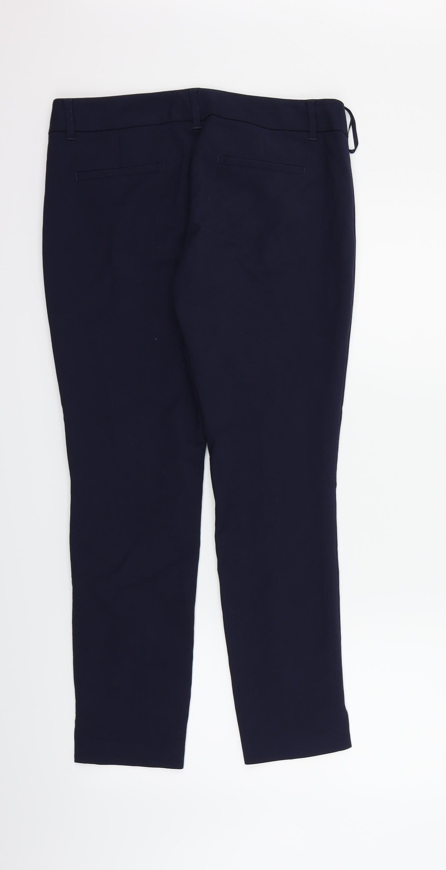 Womens UK Size 10 NEXT Regular Fit  Blue Trousers