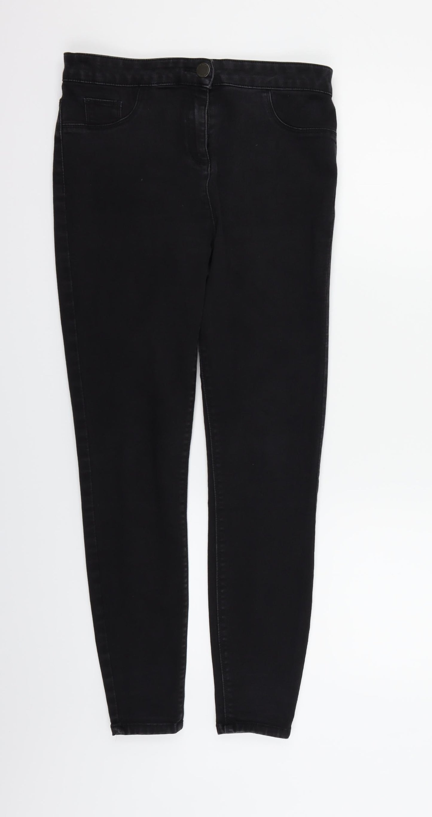 /Denim Womens Black   Straight Jeans Size 12 L29 in
