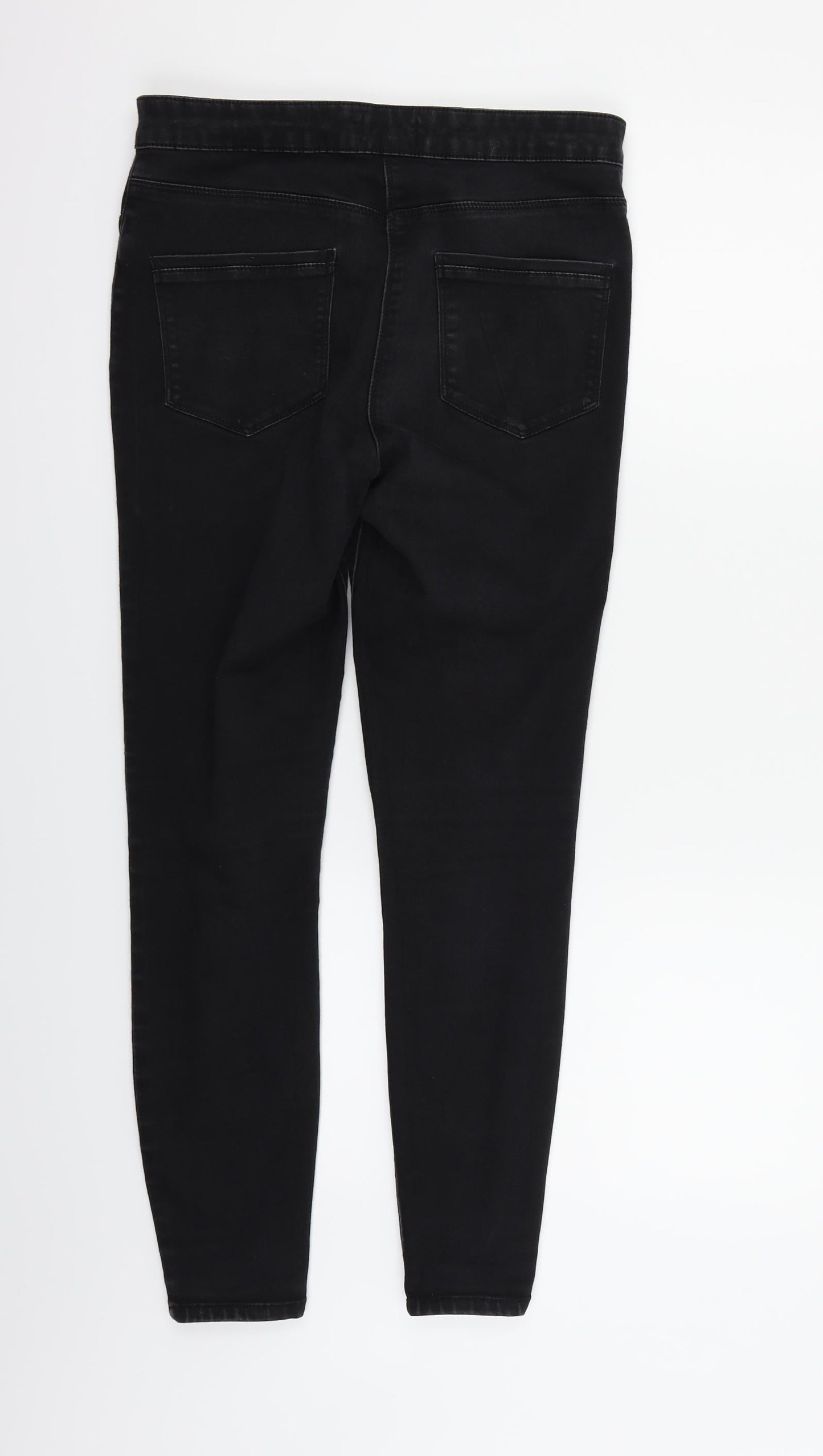 /Denim Womens Black   Straight Jeans Size 12 L29 in
