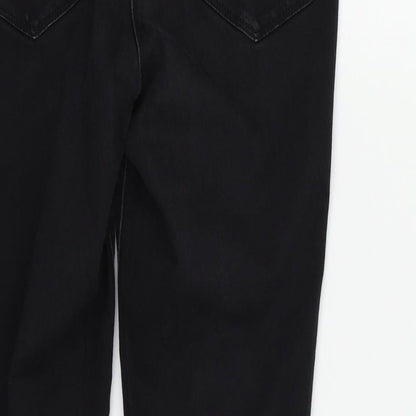 /Denim Womens Black   Straight Jeans Size 12 L29 in