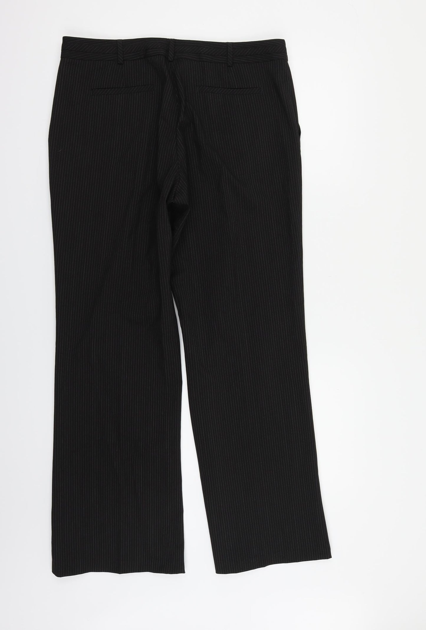Womens UK Size 14 Marks and Spencer Regular Fit  Black Trousers