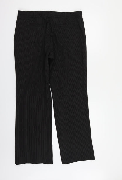 Womens UK Size 14 Marks and Spencer Regular Fit  Black Trousers