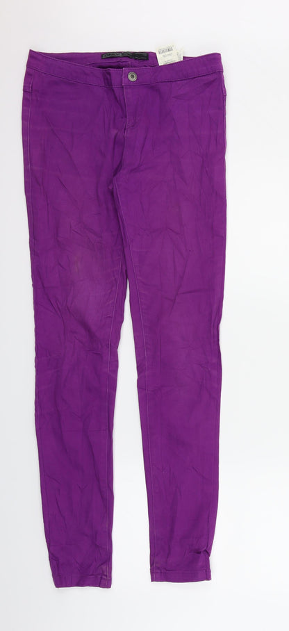 Womens UK Size 29 in only Regular Fit  Purple Trousers