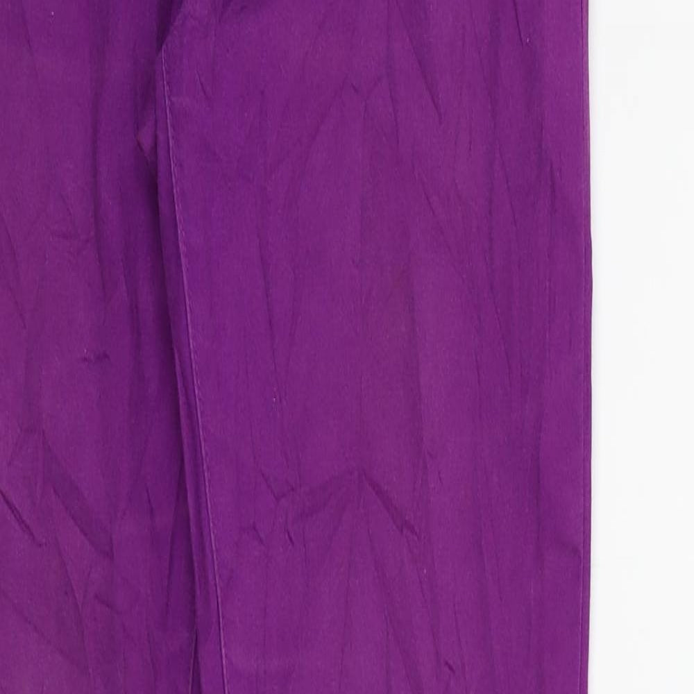 Womens UK Size 29 in only Regular Fit  Purple Trousers