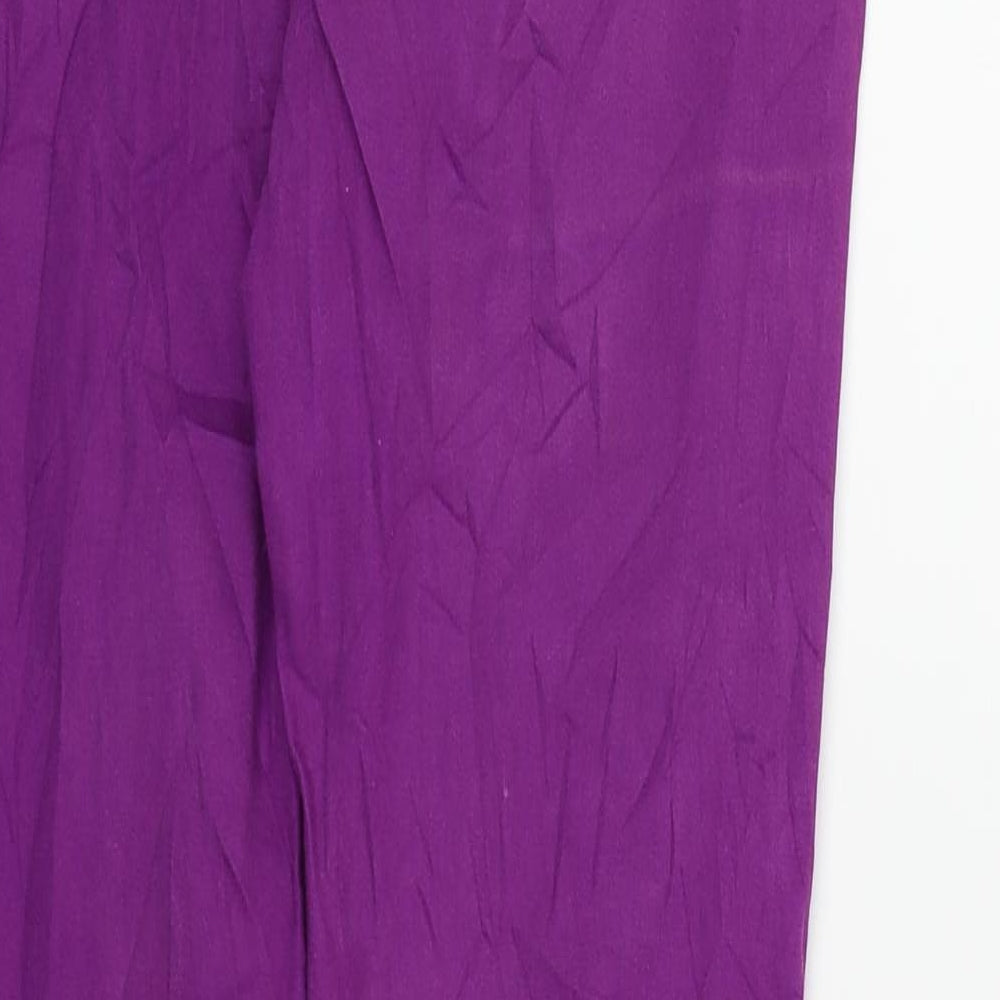 Womens UK Size 29 in only Regular Fit  Purple Trousers