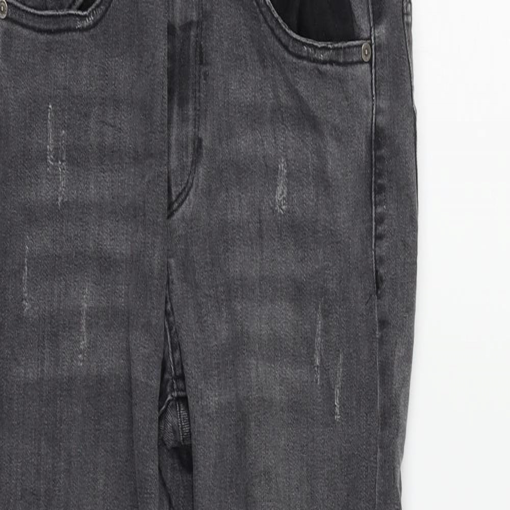 Pull&Bear Womens Grey   Straight Jeans Size 26 in L27 in