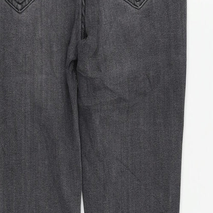 Pull&Bear Womens Grey   Straight Jeans Size 26 in L27 in
