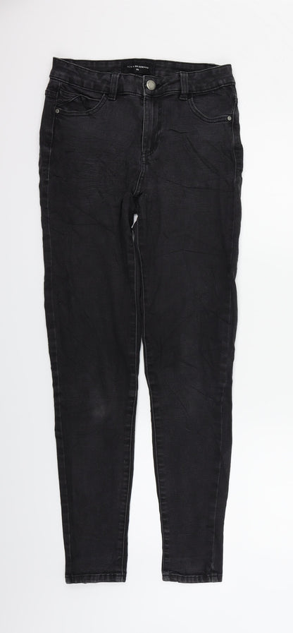 Womens UK Size 38 in RESERVED Regular Fit Straight Black Jeans