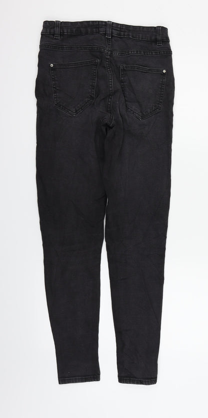 Womens UK Size 38 in RESERVED Regular Fit Straight Black Jeans