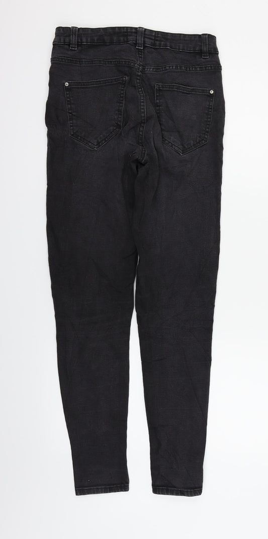 Womens UK Size 38 in RESERVED Regular Fit Straight Black Jeans