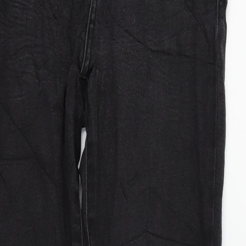 Womens UK Size 38 in RESERVED Regular Fit Straight Black Jeans