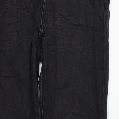 Womens UK Size 38 in RESERVED Regular Fit Straight Black Jeans